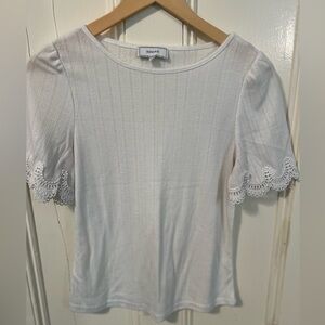 Feminine white blouse